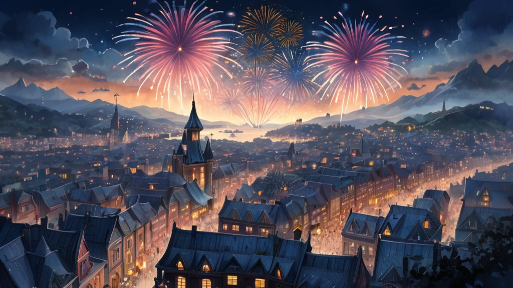 Traumdeutung Feuerwerk